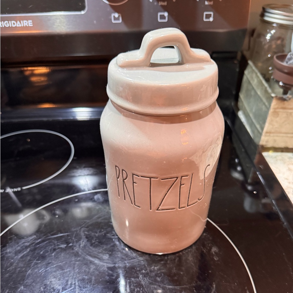 Rae Dunn Pretzel canister
